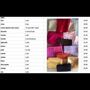 Satin and Brocade Fabric